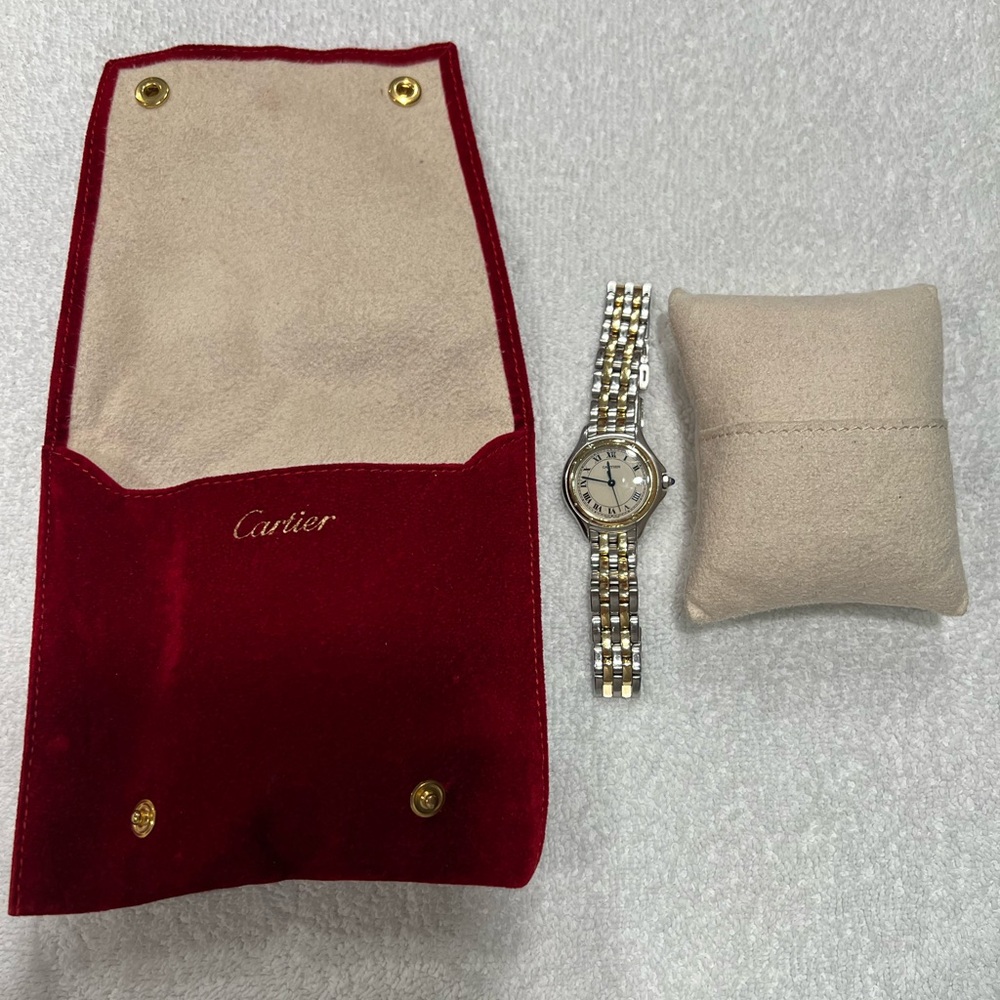 Cartier Panthere Cougar Watch in Silver/Gold